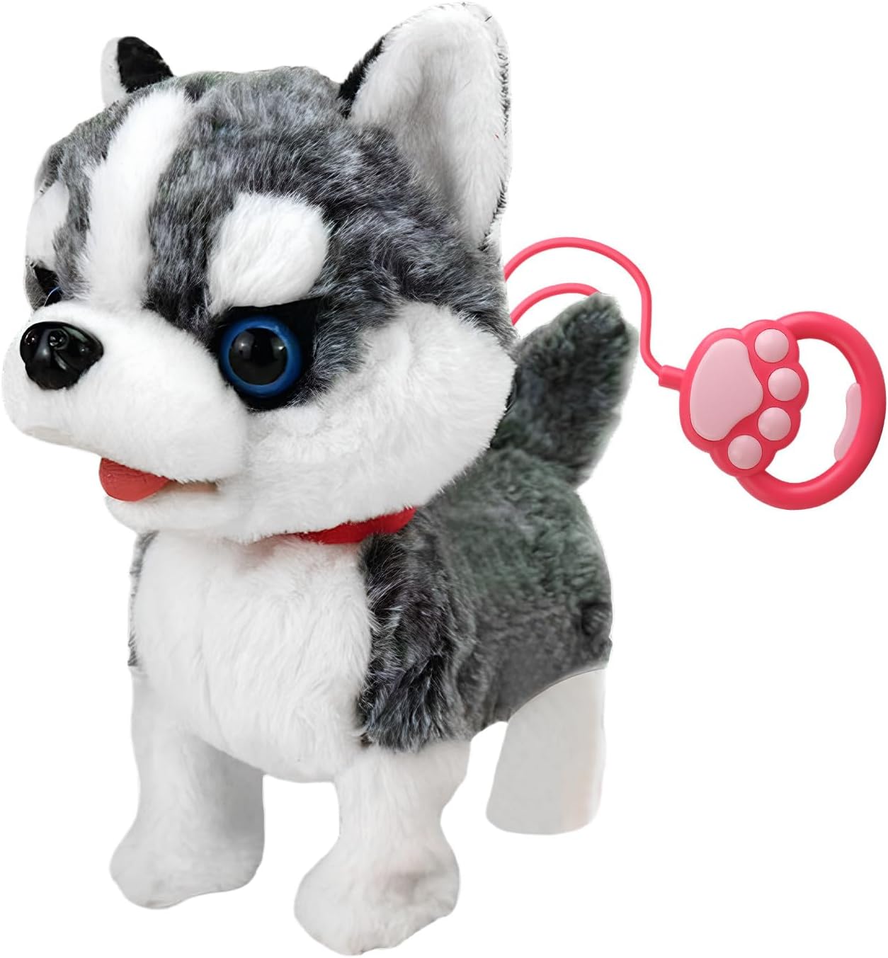 Robot Dog: Robot Stuffed Animals, Robotic Puppies, Walking Barking Dog, Electronic Soft Plush Toy, Barking and Tail Waving for Kids, Girls, Home, Bedroom, Living Room