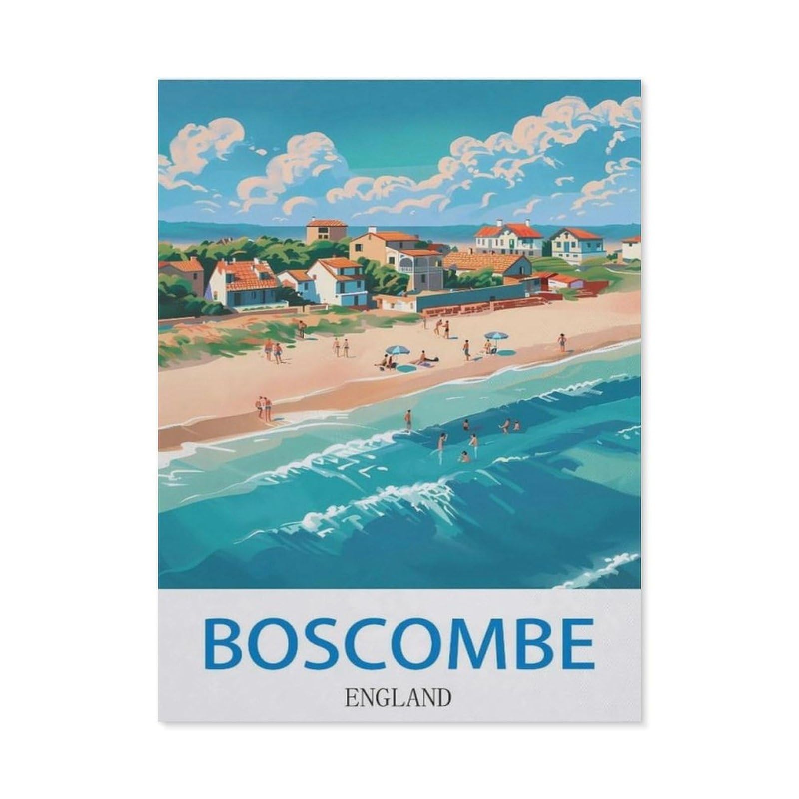 BEAYODKP Diamond Painting Kits ，Boscombe England（50 x 60 cm）