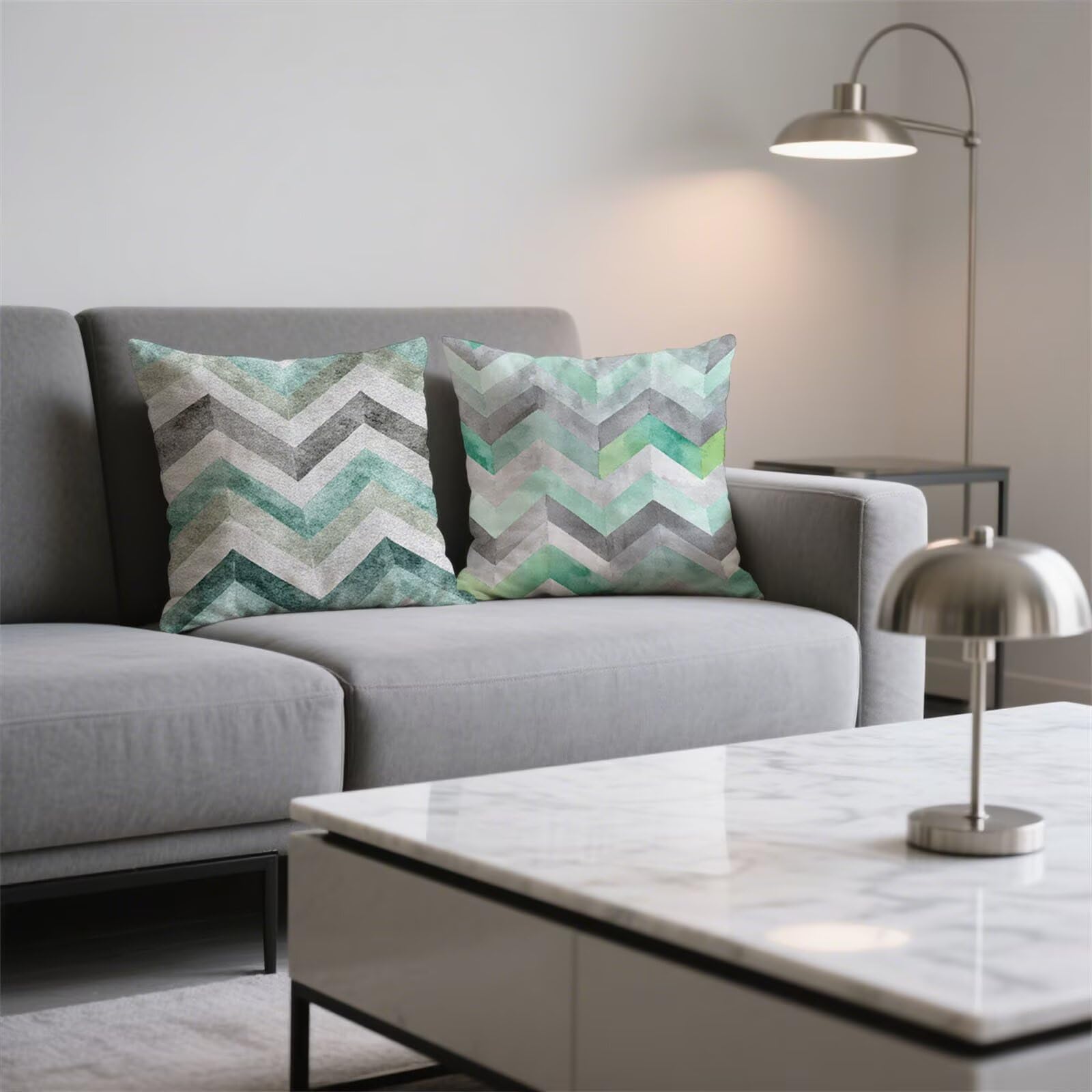Federe Cuscini Divano 60x60cm Cuscini da Esterno Impermeabili Semplice Federe Cuscino Letto per Divano Velluto Set di 2 Banda Copricuscini per Divani Decorativi Arredo con Cerniera Invisibile f-12951