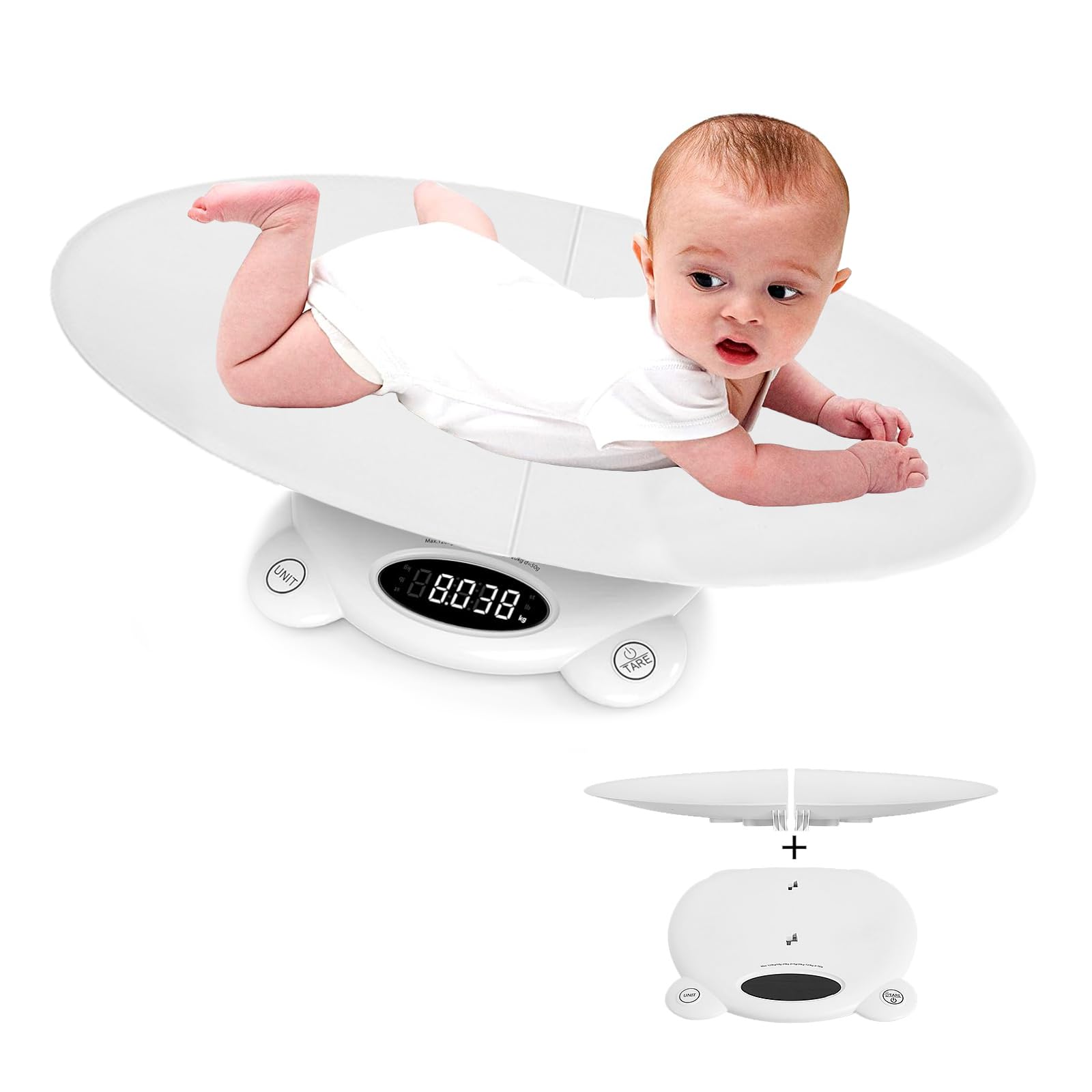 Amazon.co.jp: BTtime ベビースケール デジタル体重計 赤ちゃん体重