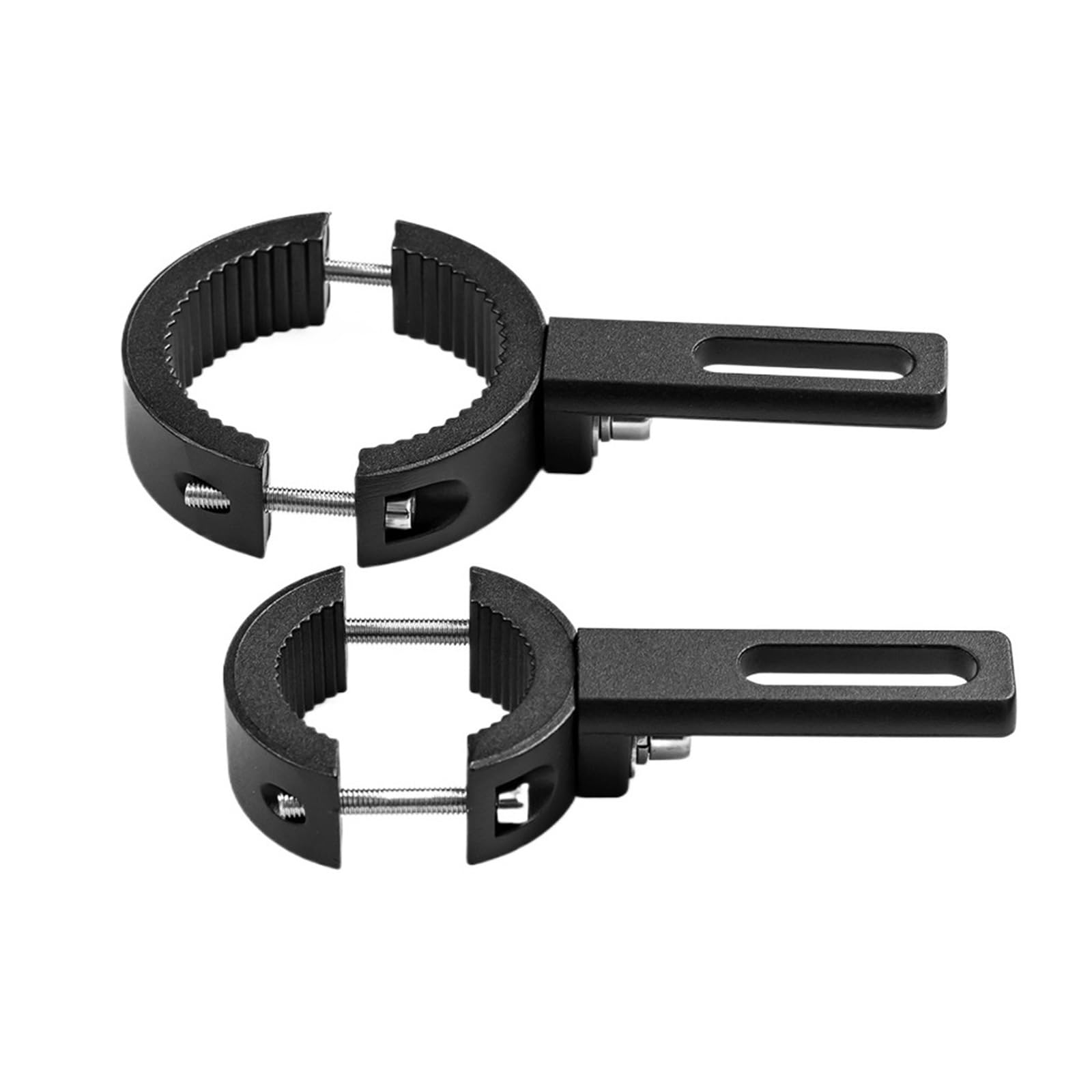 Ouqaerm 2Pcs 20-38Mm Auxiliary Motorcycle Lights Bracket Spotlights Holder Headlight Fronnt Fork Clamp Fixation Headlamp Bracket(2Pcs 20-38Mm)