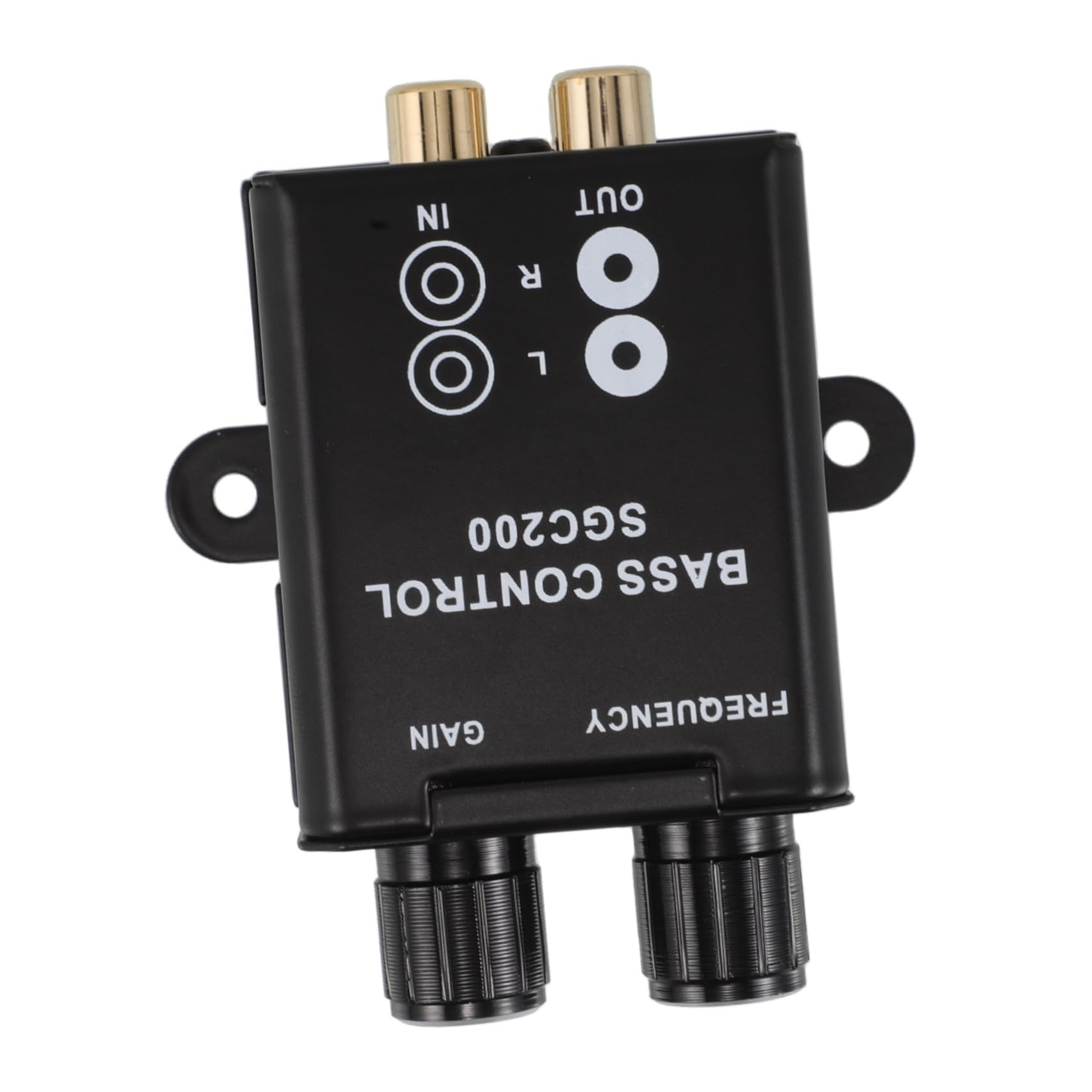 Control de graves para amplificador de coche Alipis con conexión RCA para subwoofer 8