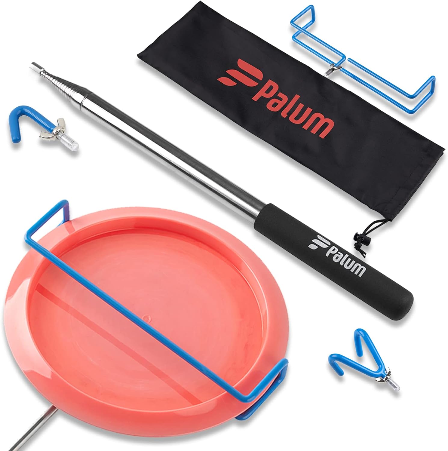 Palum Disc Golf Retriever Pole 16 ft Telescopic Discs