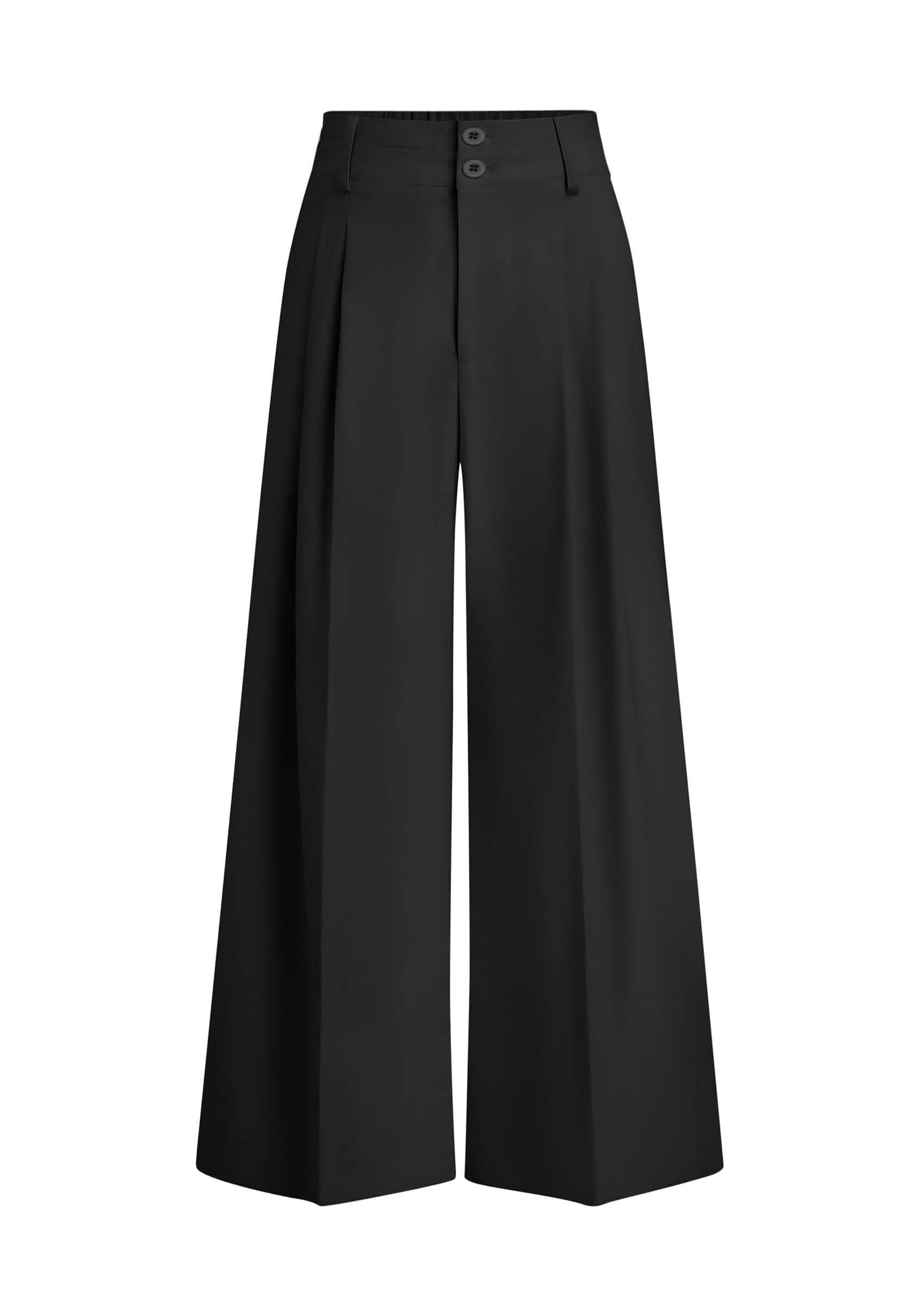 PRETTYGARDEN Women's High Waisted Wide Leg Dress Pants Business Casual Slack Trousers,Flowy Pleated Palazzo Pants,with Pockets,Professional Interview Outfits,Office Work Clothes