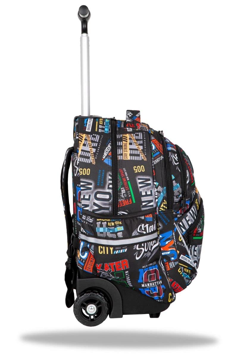 Coolpack Starr Mochila escolar con ruedas Unisex niños