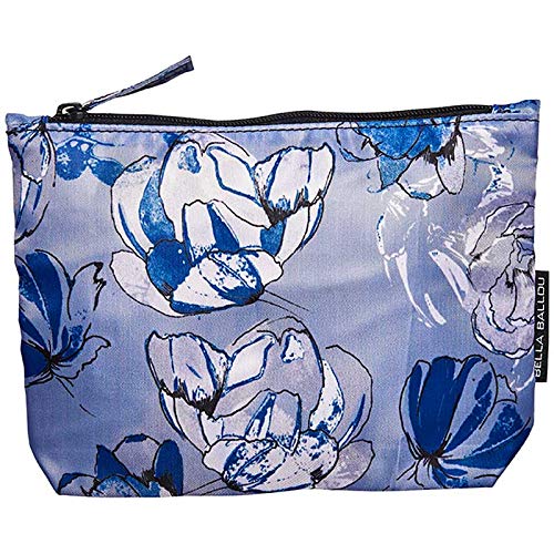 Cosmetic Bag for Women, Blue Adorable Roomy Makeup Bags Travel Waterproof Toiletry Bag Accessories Organizer Gifts