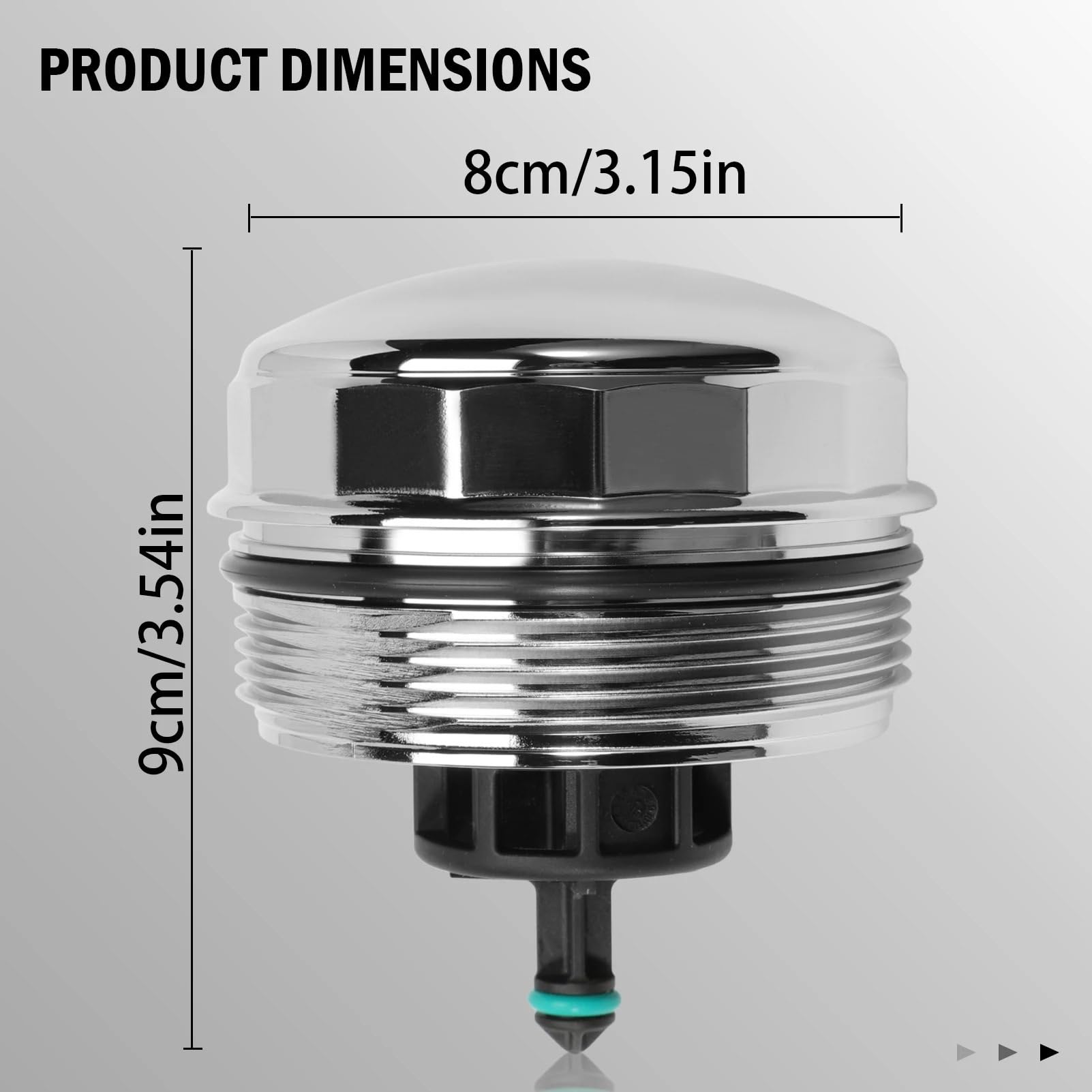 filtro dell'olio motore Coperchio Filtro Olio In Alluminio Adatto Per N52 N20 N54 N55 125i 320i 325i 328i 330i X5 X3 525i 528i 530i 740i 11427525334
