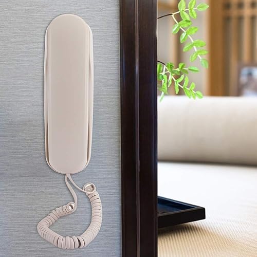Miniatura 2 de Teléfono Teléfonos de montaje en pared Teléfono fijo Teléfono montado en la mesa Teléfono de doble propósito para Hotel Habitación de huéspedes