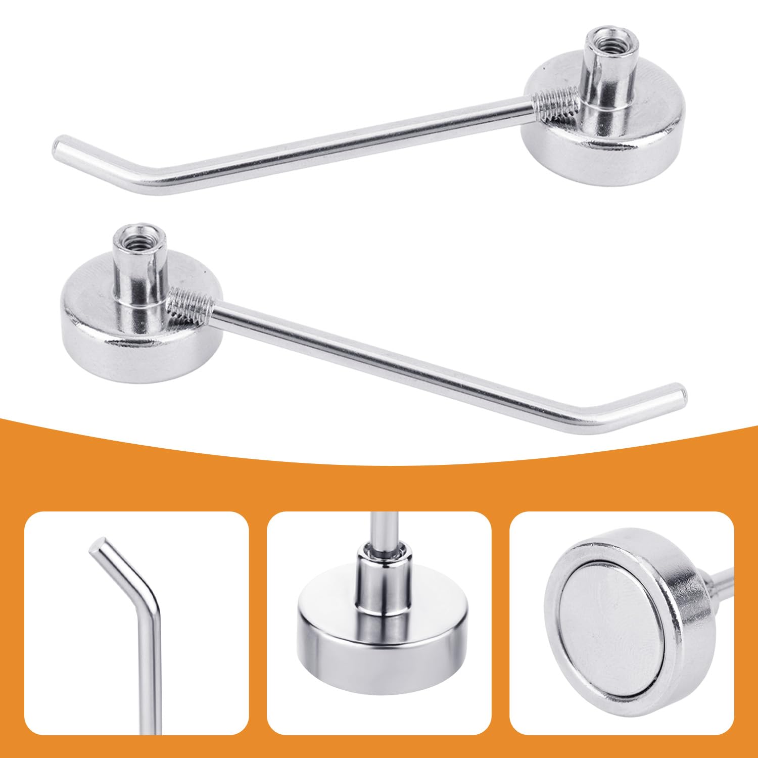 lasuroa 12pcs Large Magnetic Hooks - Image 3