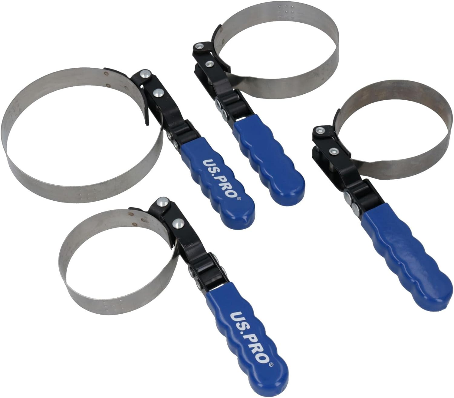 Swivel Oil Filter Wrench Remover Removal Installer Set 2-3/4" - 5-1/4" 4pc Kit