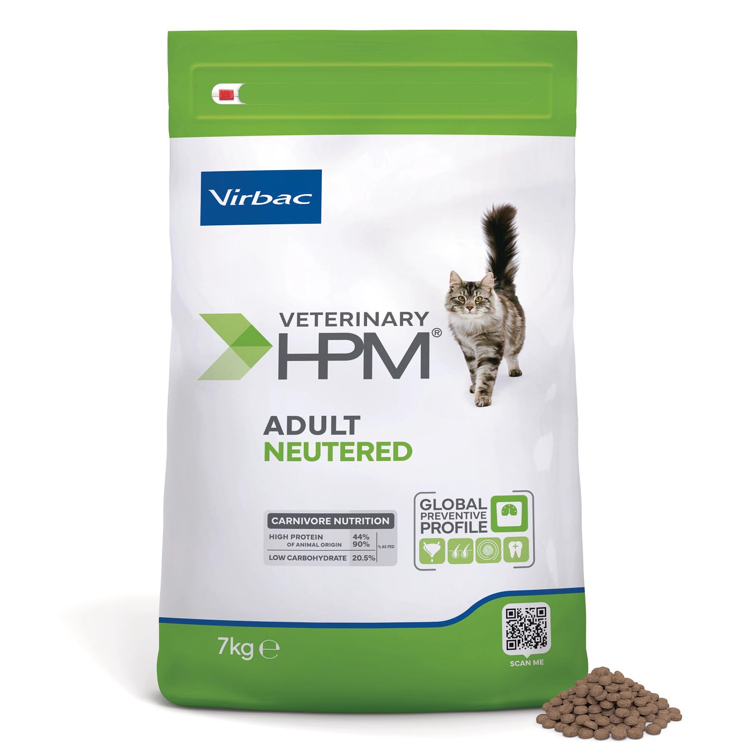 HPM Virbac Hpm Feline Adult Neutered 7Kg 7100 g