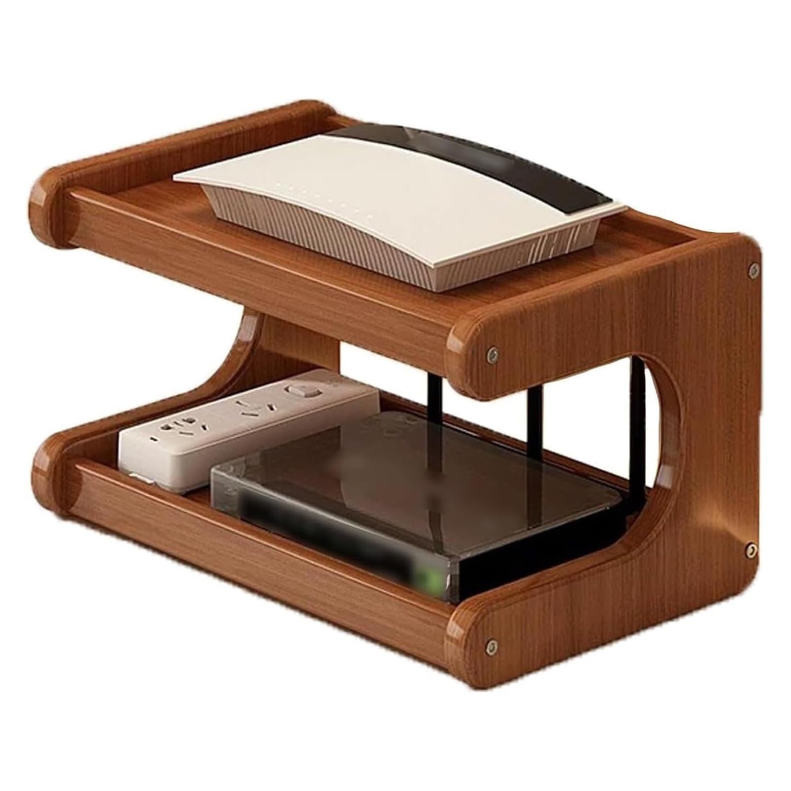 Boîtier de rangement routeur WiFi et organisateur bureau