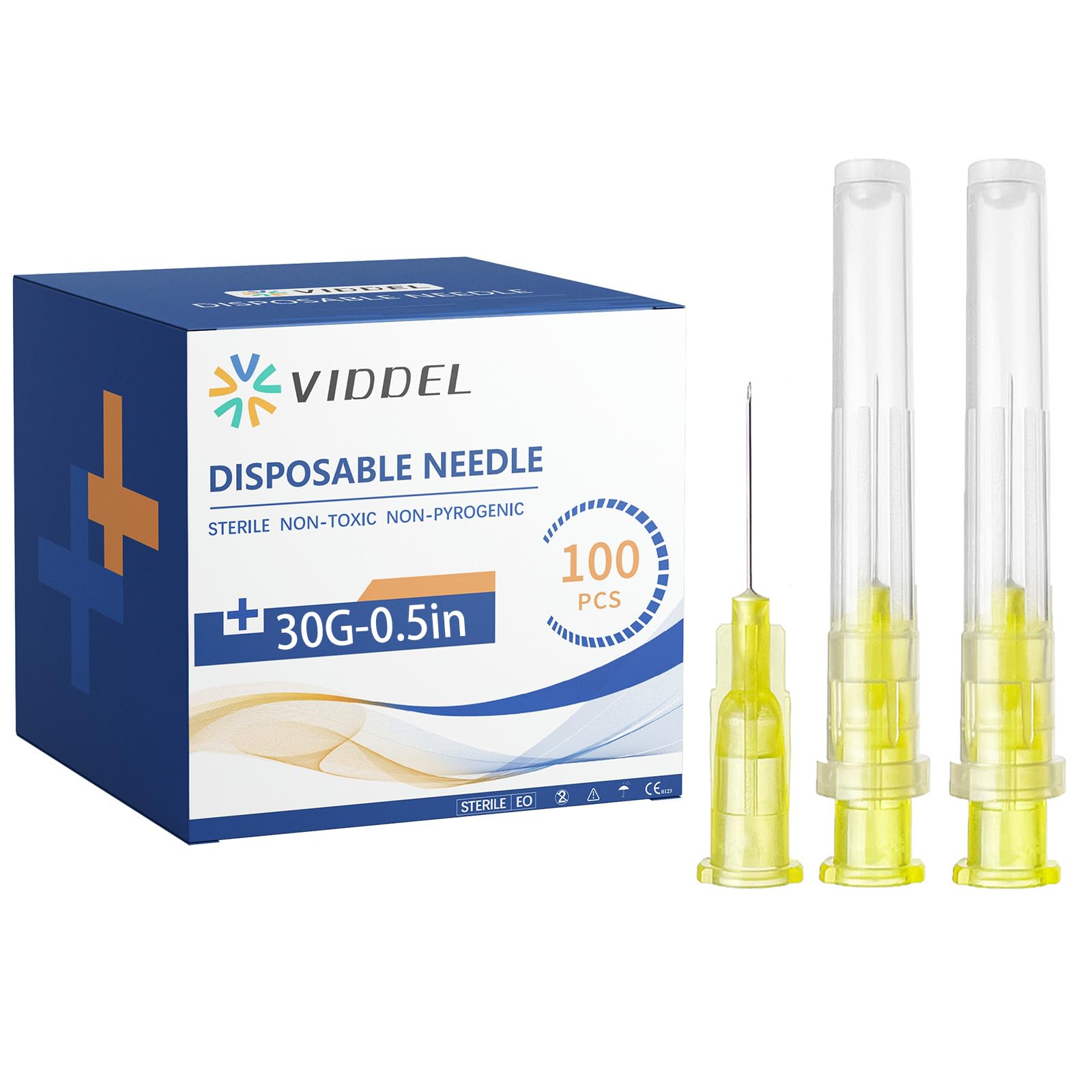 100 Pack 30 Gauge 1/2 inch, Lab Accessories, Individually Packaged