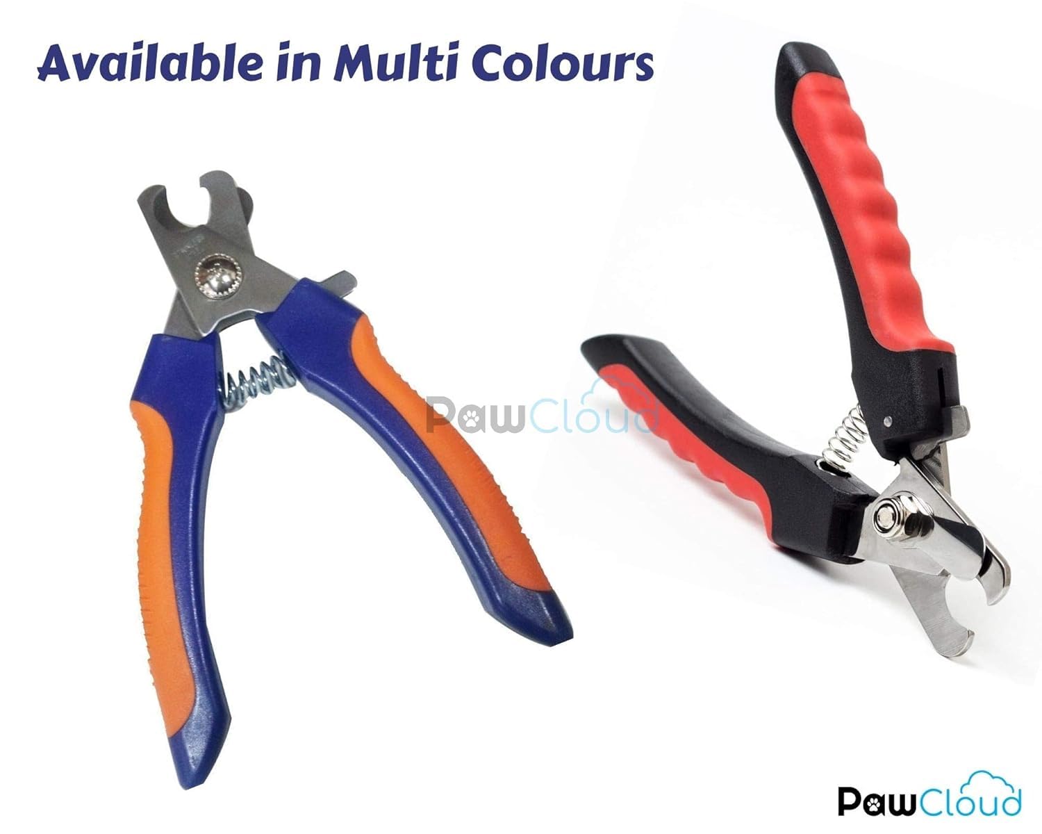 PawCloud Stainless Steel Dog Nail Cutter, with Pet Safety Guard & Lock - Medium 1