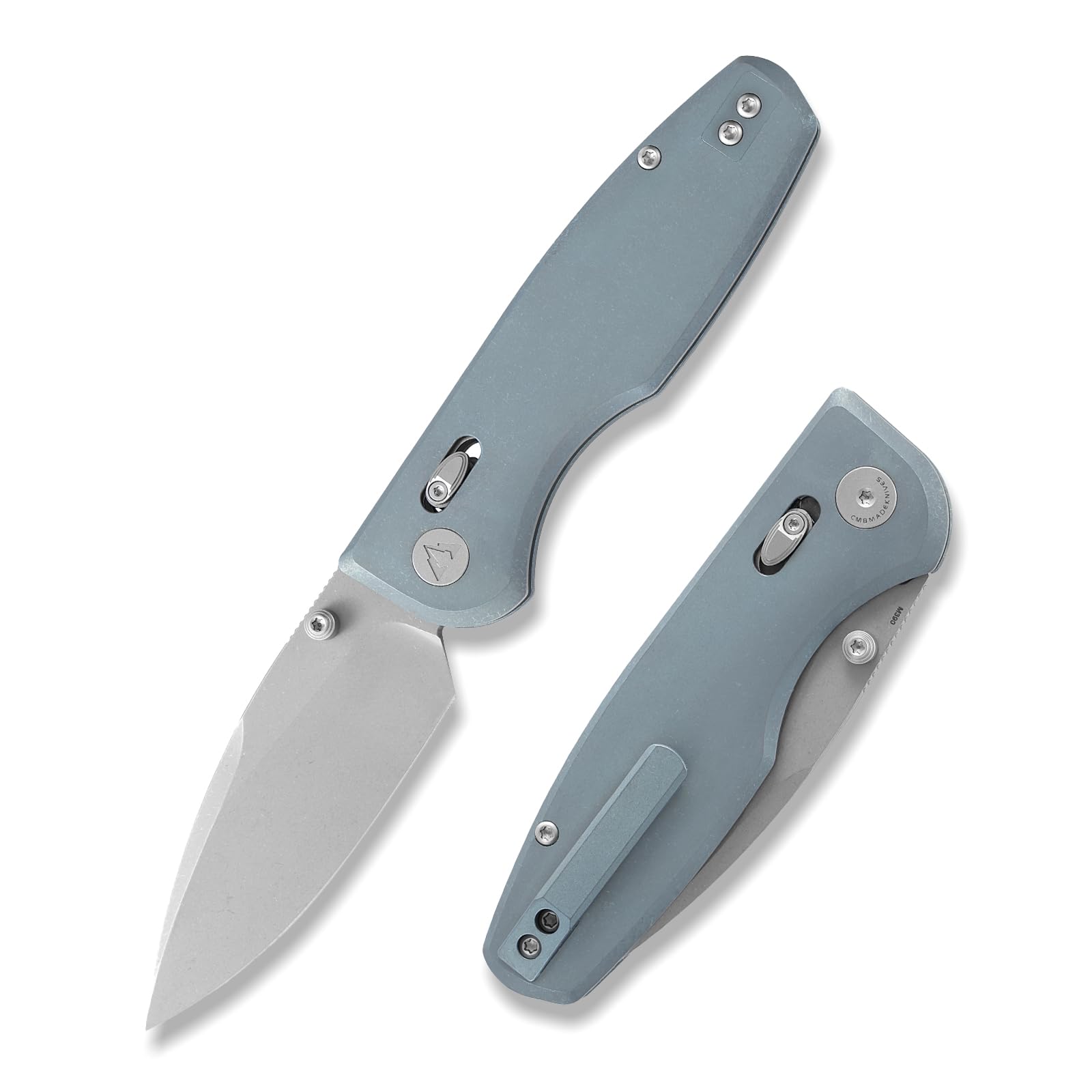 Amazon.com : CMBMADEKNIVES CMB Predator V4 Titanium Handle M390