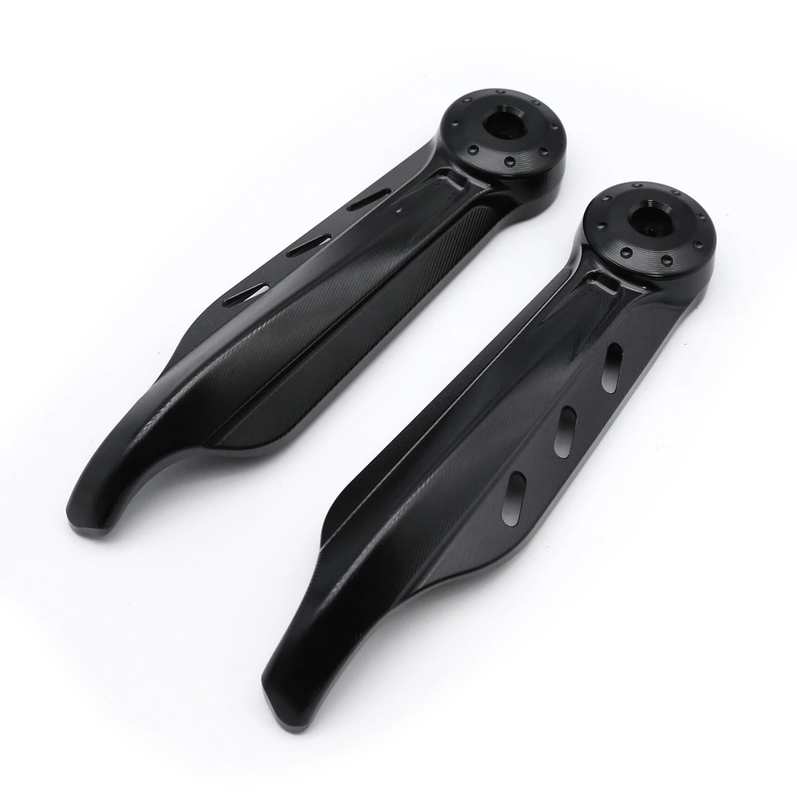 Fit For Multistrada V4 / V4S / Sport/Pikes Peak/Fit For Rally CNC Aluminum Handguard Hand Guard Protectors(Black)