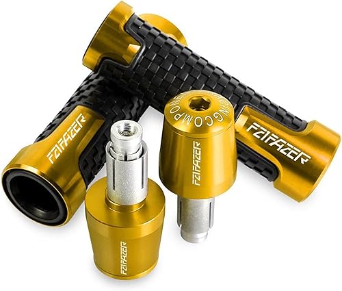 Agarraderas de mango de motocicleta extremos de 78 pulgadas para manillar de goma de gel, manos de freno para Y&AMAHA FZ1FAZER FZ 1 FAZER 2001 2002