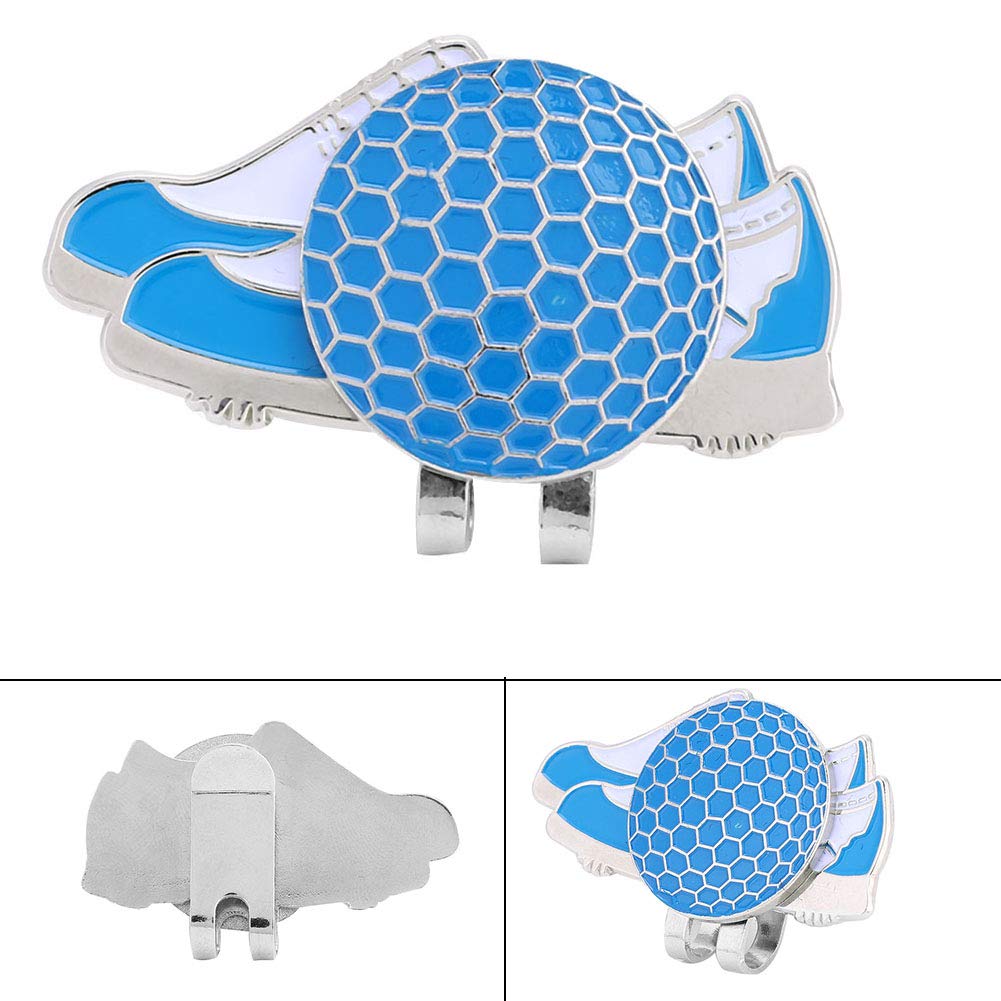 Edelstahl magnetischer Golfball -Marker -Hut -Clip für Golfer 12PCs