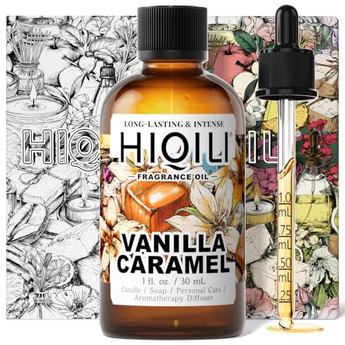 Image of HIQILI Vanilla Caramel Fragrance Oil - 1 Fl Oz