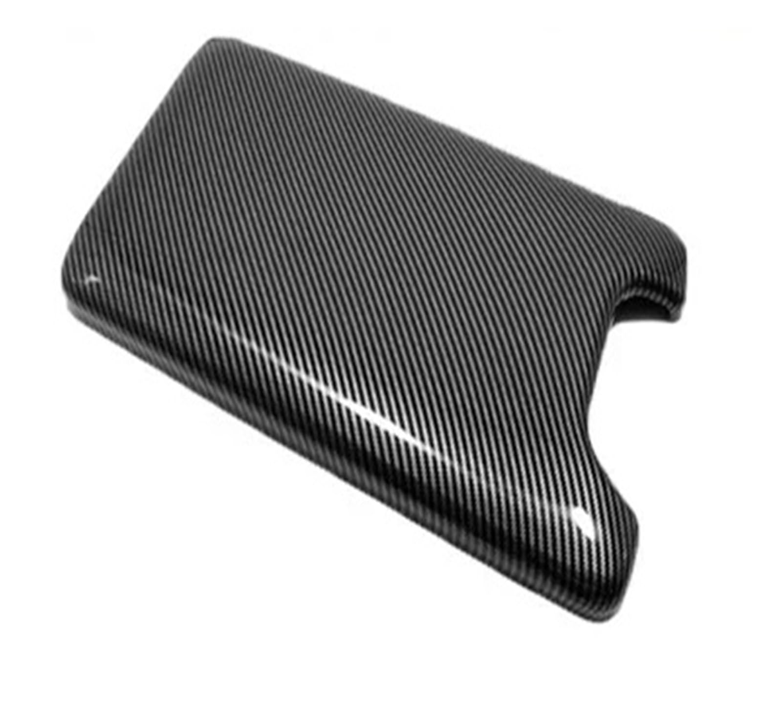 Car Carbon Fiber Interior Sticker Steering Gear Shift Radio Door Panel Console for Toyota for Bz4x 2022 2023 Car Interior Frame(Armrest Cover)