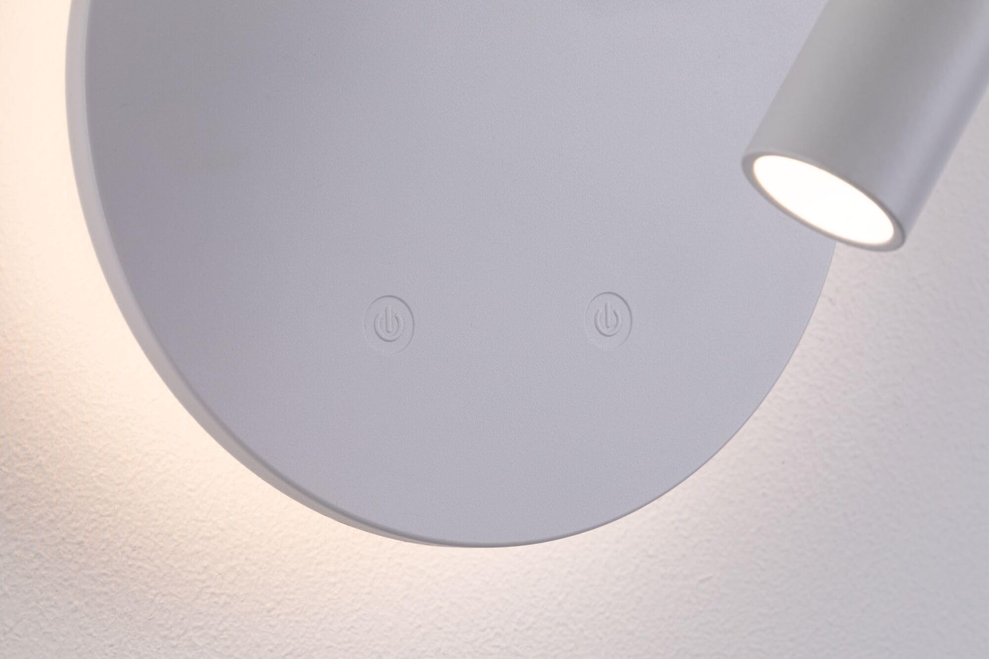 Paulmann 71289 LED Akkuwandleuchte Miora 2700K 78lm / 82lm 3,7V 0,6W / 0,7W dimmbar Weiß