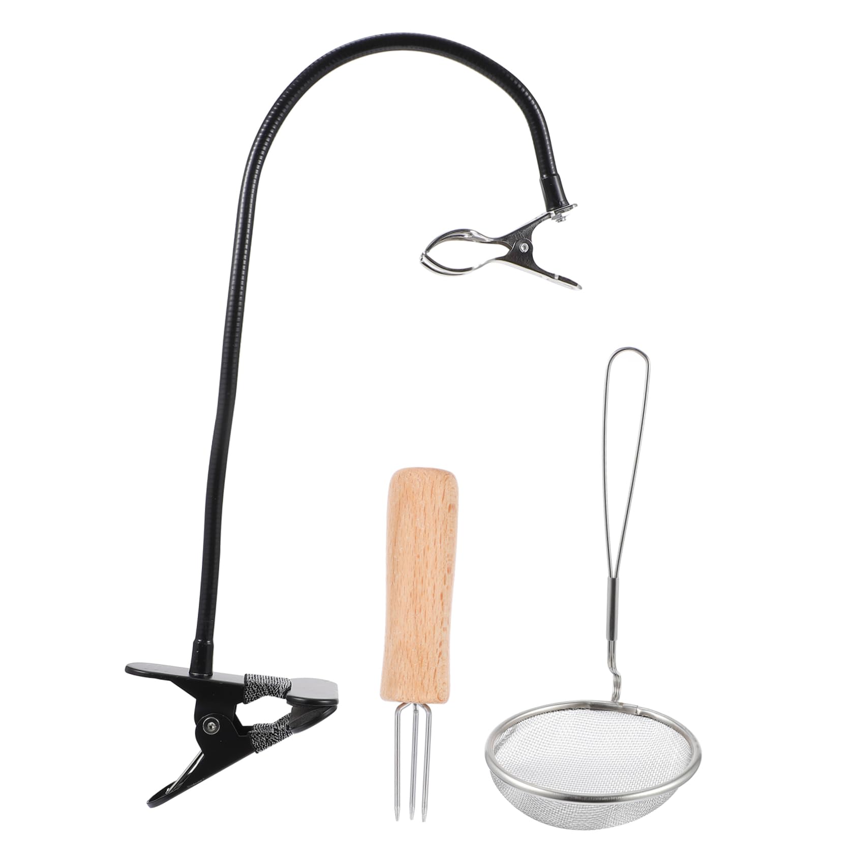 Beavorty 1 Set Roll Clip Holder Burner Holder for Adjust Angle Portable Ash Screen Random Color