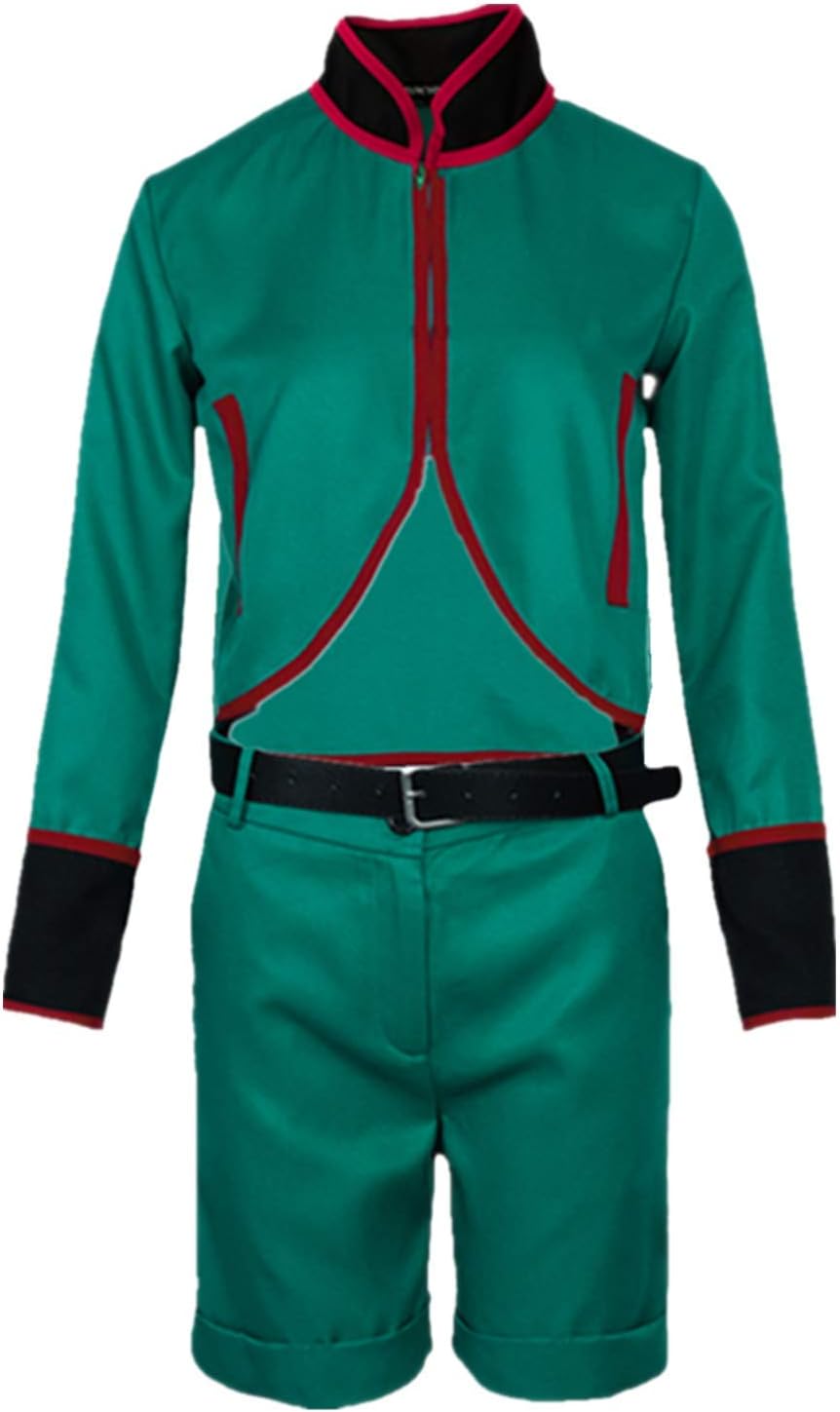 Gon Freecss Costume Hunter x Hunter Cosplay Costume Green Suit Jacket Shorts Outfit