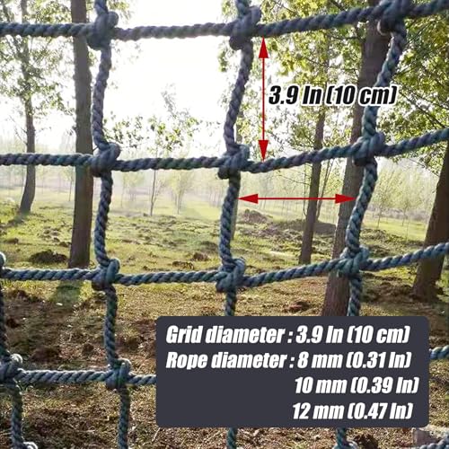 Filet de sécurité en polyamide de haute résistance pour installations de grimpe extérieures - 6
