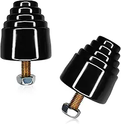 2 peças de batentes traseiros, amortecedor de suspensão para carros, amortecedores, amortecedores multiusos para absorção de choque e amortecedores para carros, caminhões, veículos off-road