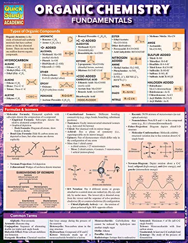 Organic Chemistry Fundamentals QuickStudy Laminated Reference Guide (QuickStudy Academic) - Image 3