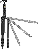 Vista 2 de Vanguard VEO 3GO 204AB G2 - Trípode de viaje de aluminio ligero con cabeza de bola, soporte para teléfono inteligente, control remoto Bluetooth