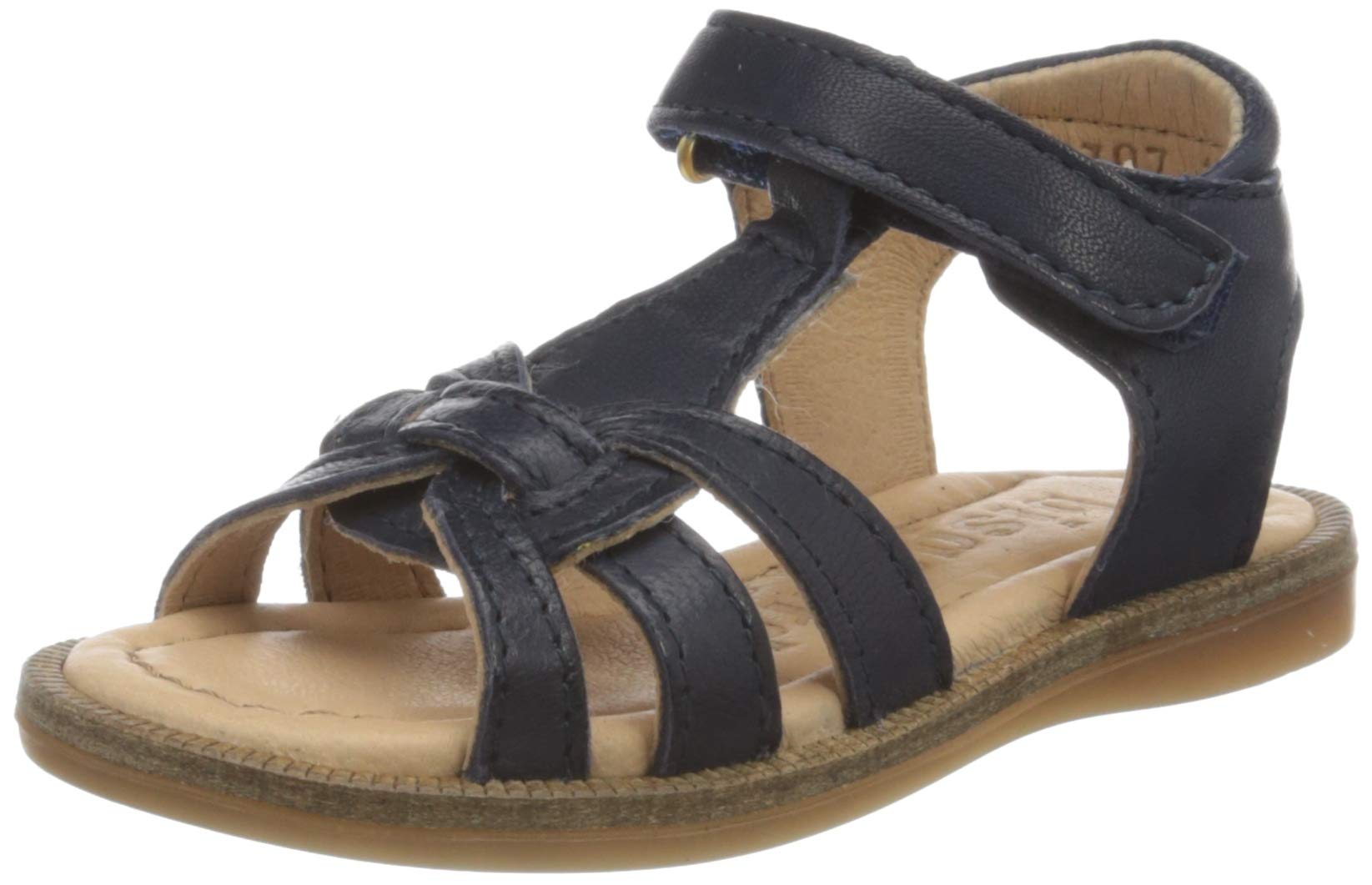 Bisgaard 70707.12 Girls’ T-Bar Sandals, Blue (Navy 1410), 9.5 UK
