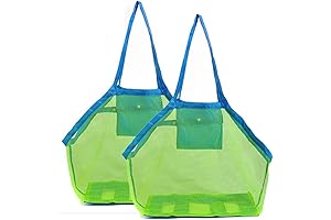 Stay Away from Sand and Water: Beach Toy Bag Mesh Extra Large