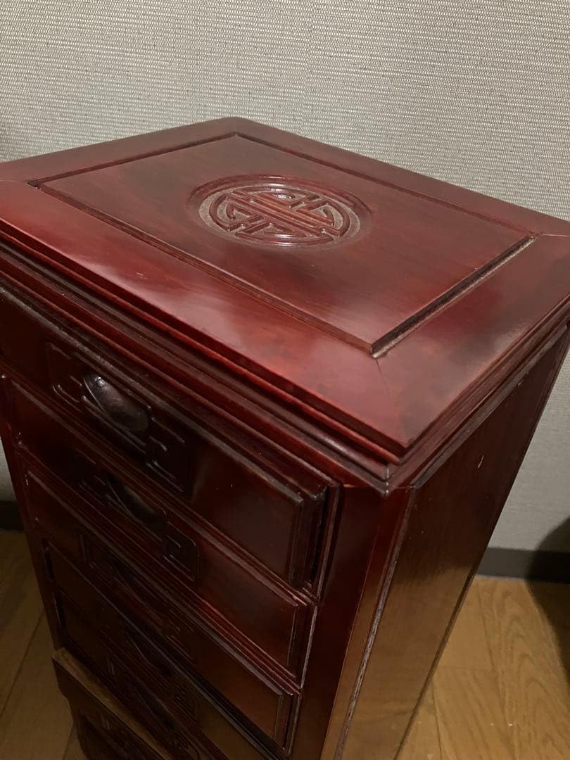 アンティーク［中国美術 ］唐木家具 花梨 ローズウッド　ジュエリーケース薬箪笥 Amazon.co.jp: アンティーク［中国美術 ］唐木家具 花梨 ローズウッド