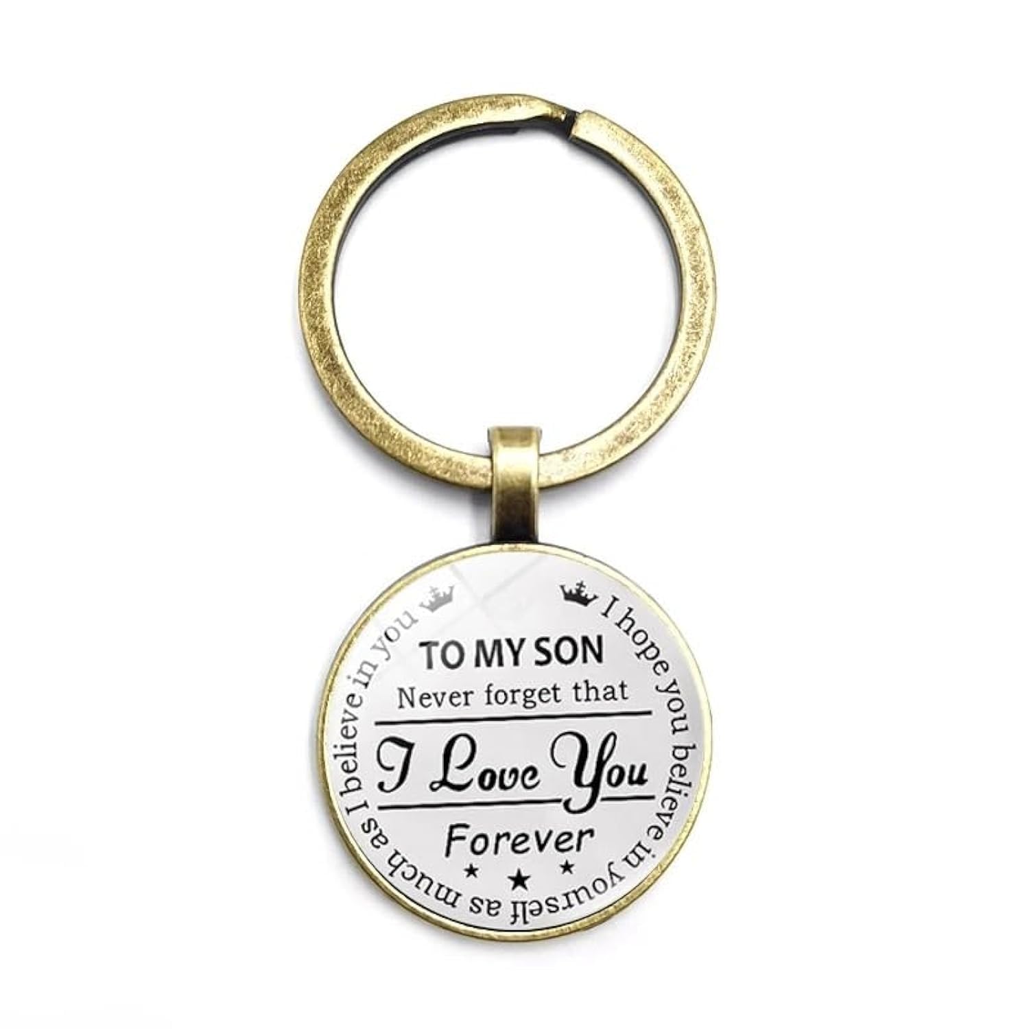 SOLDOUT™ To My Son I Love You Key Chains Charm Men Boy Key Rings Jewelry Gifts