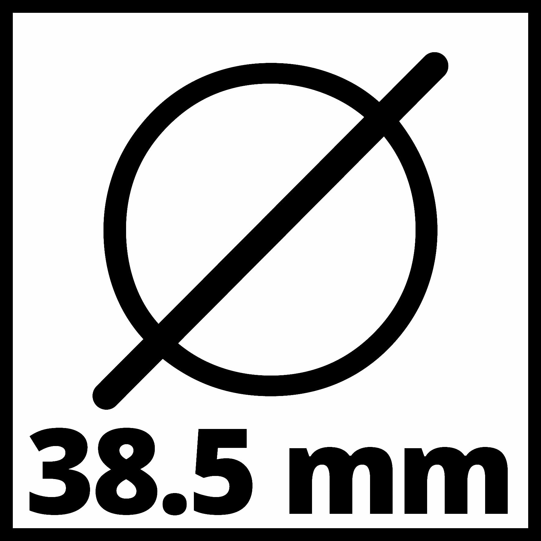 Original Einhell Dysza do szczelin do odkurzacza do popiołu (akcesoria do odkurzacza do popiołu odpowiednie do TC-AV 1718 D i TC-AV 1720 DW, długość 18 cm, średnica 36 mm, wykonane z aluminium)
