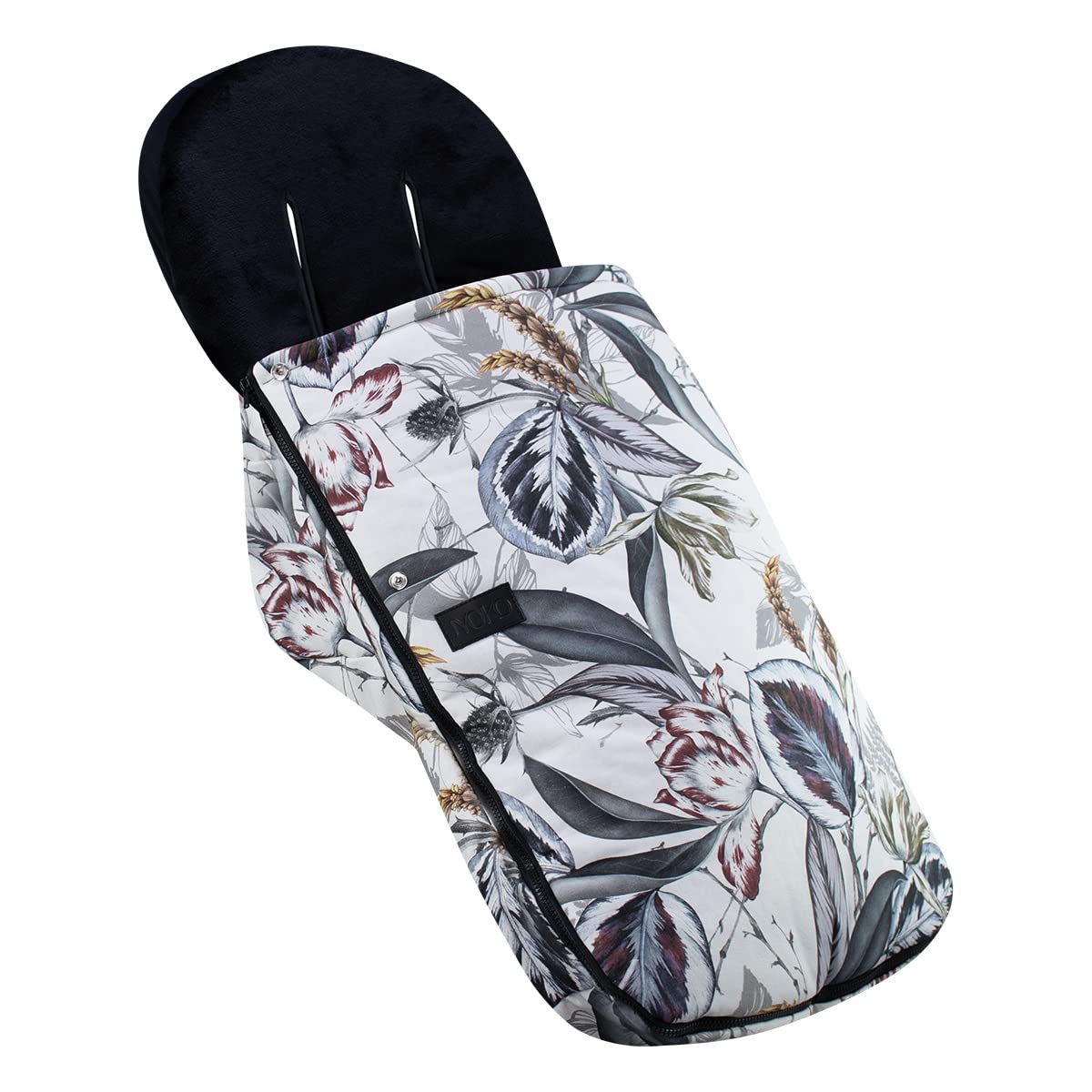 JYOKO Kids Saco Universal para Cochecito, Sacos de Abrigo para Carritos, Saco Invierno Silla Paseo, Saco de Silla de Bebe con Cremallera Desmontable, Capa Regulable (Sakura, Impermeable)