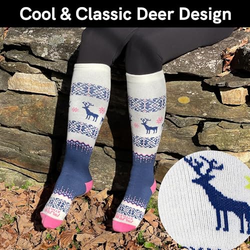 Warm Wool Ski Socks Winter – Women Skiing Merino Snowboard Pack Men3