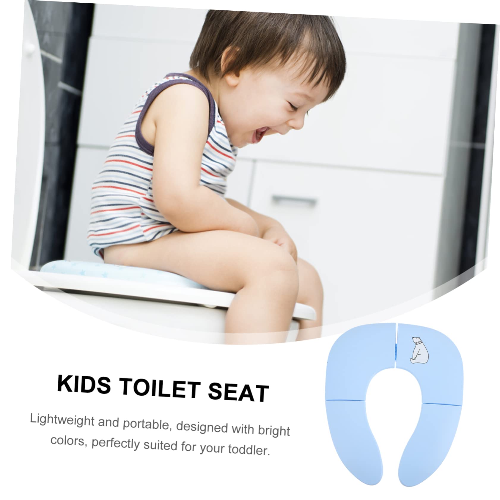 BESPORTBLE Portable Toilet Training Seat for Lightweight and Design for Outdoor Use and Sanitary for Boys for Travel