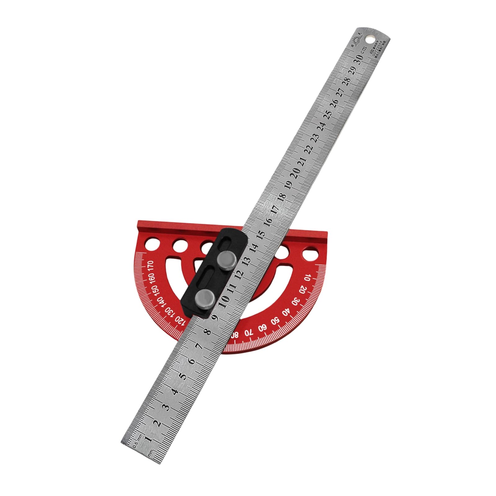 Strumento goniometro per layout della, 300mm steel ruler