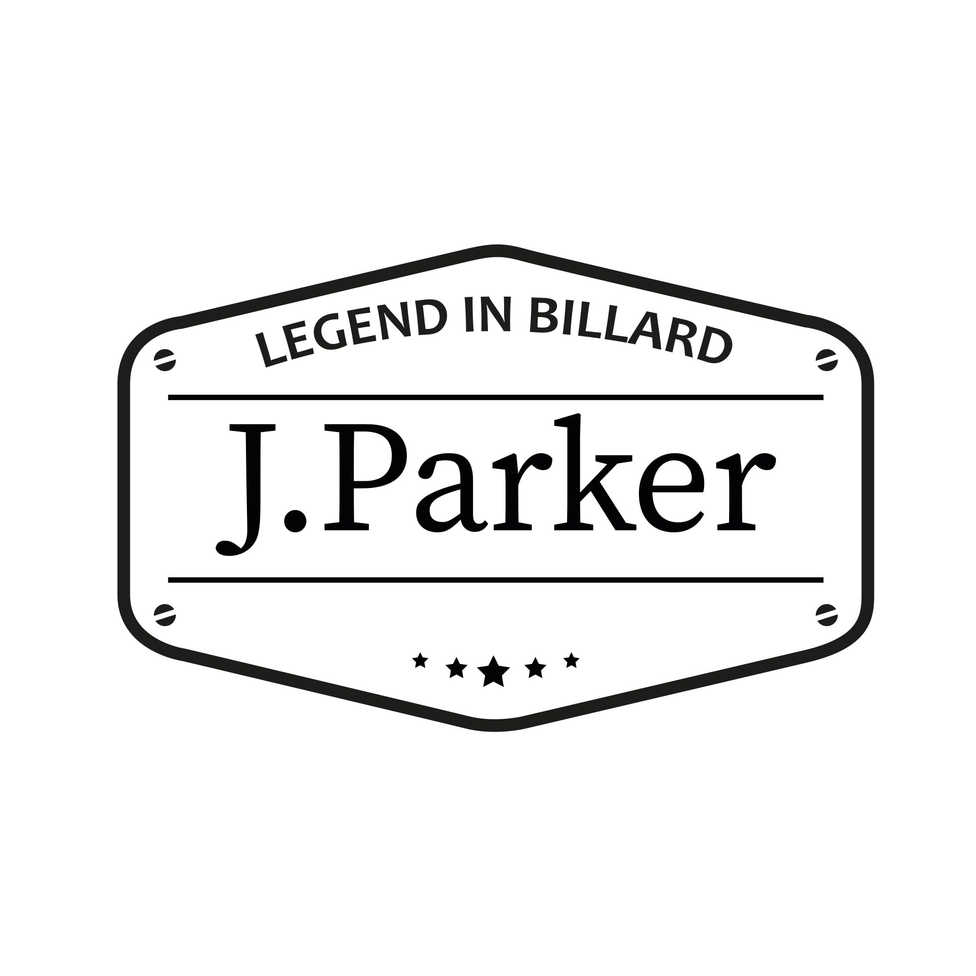 J. Parker Billardköcher für 2 Queues 2/2 & 2/4 Ausführung, hochwertiges Kunstleder Cue-Case für optimalen Schutz, große Zubehörtasche und Tragegurt, Länge 85 cm