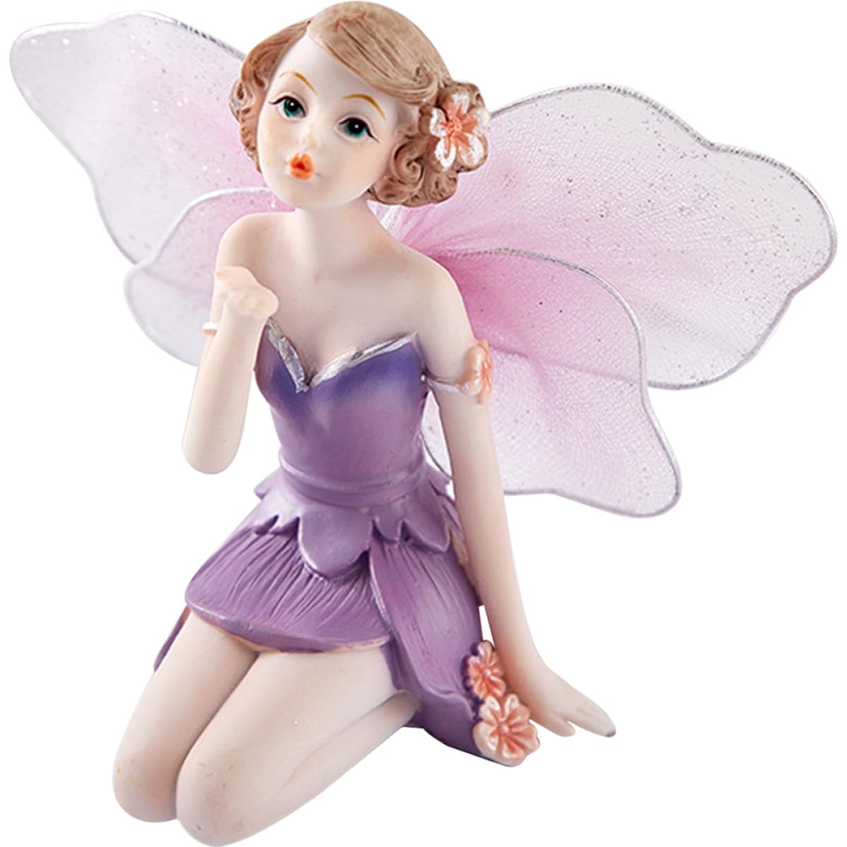 Figurine fée des fleurs résine artisanat maison de qualité