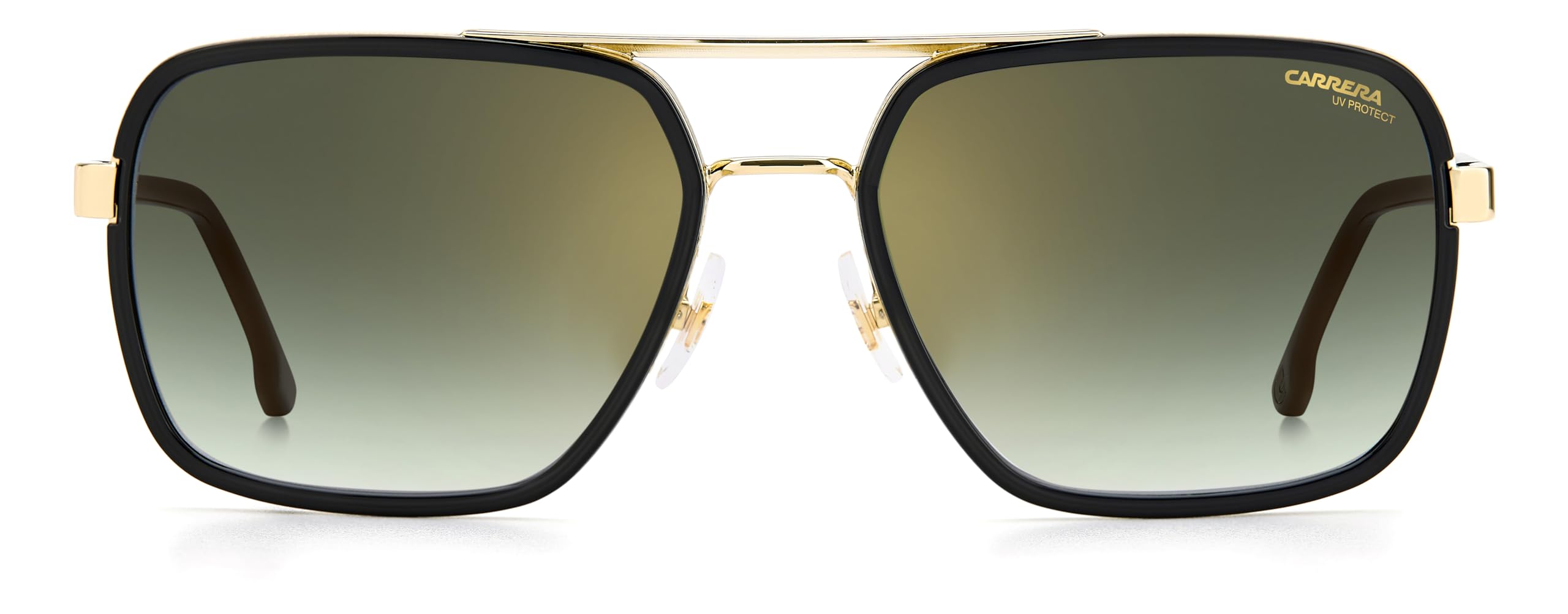 Carrera Lunettes De Soleil CARRERA 3044/S Black On Gold/Grey Shaded (Noir) - Lunettes Chez