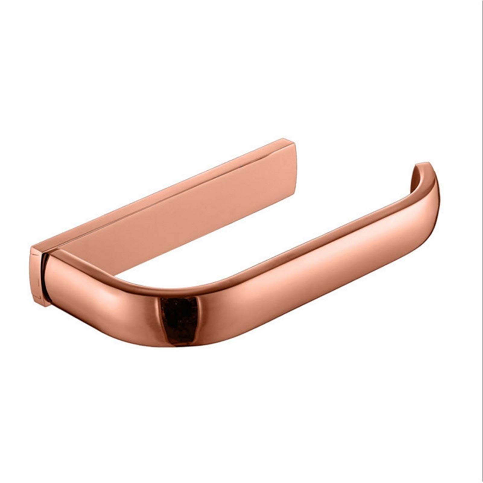 KFGISD, Rose Gold Black Bronze Wall-mounted Chrome Antique White Tissue Paper Towel Hanging Roll Holder,Toilet Roll Holders(Rose Gold)