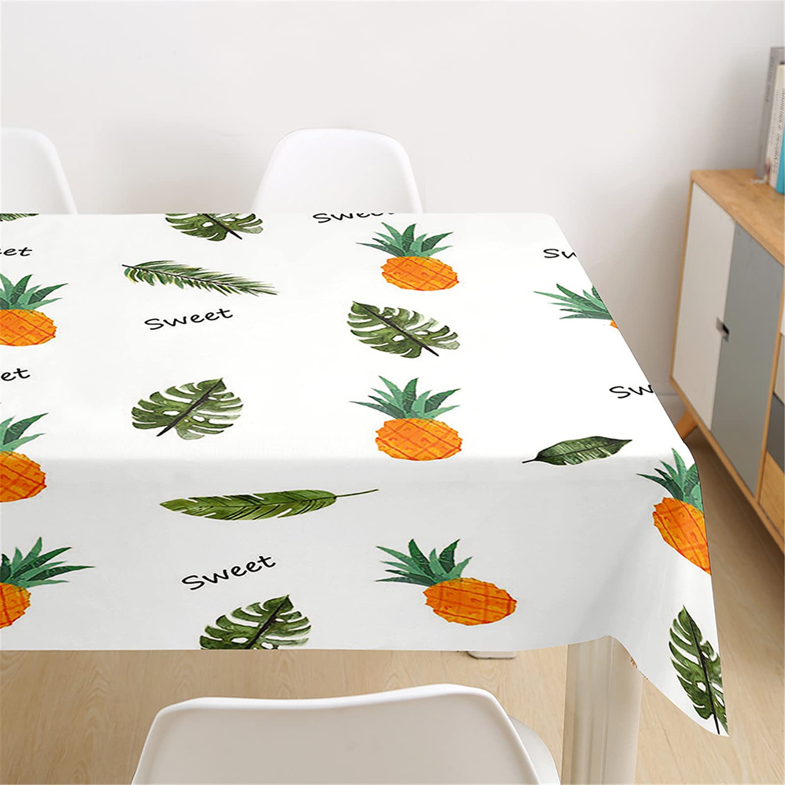 Morbuy Nappe Rectangulaire Anti Tache Imperméable, 3D L'ananas