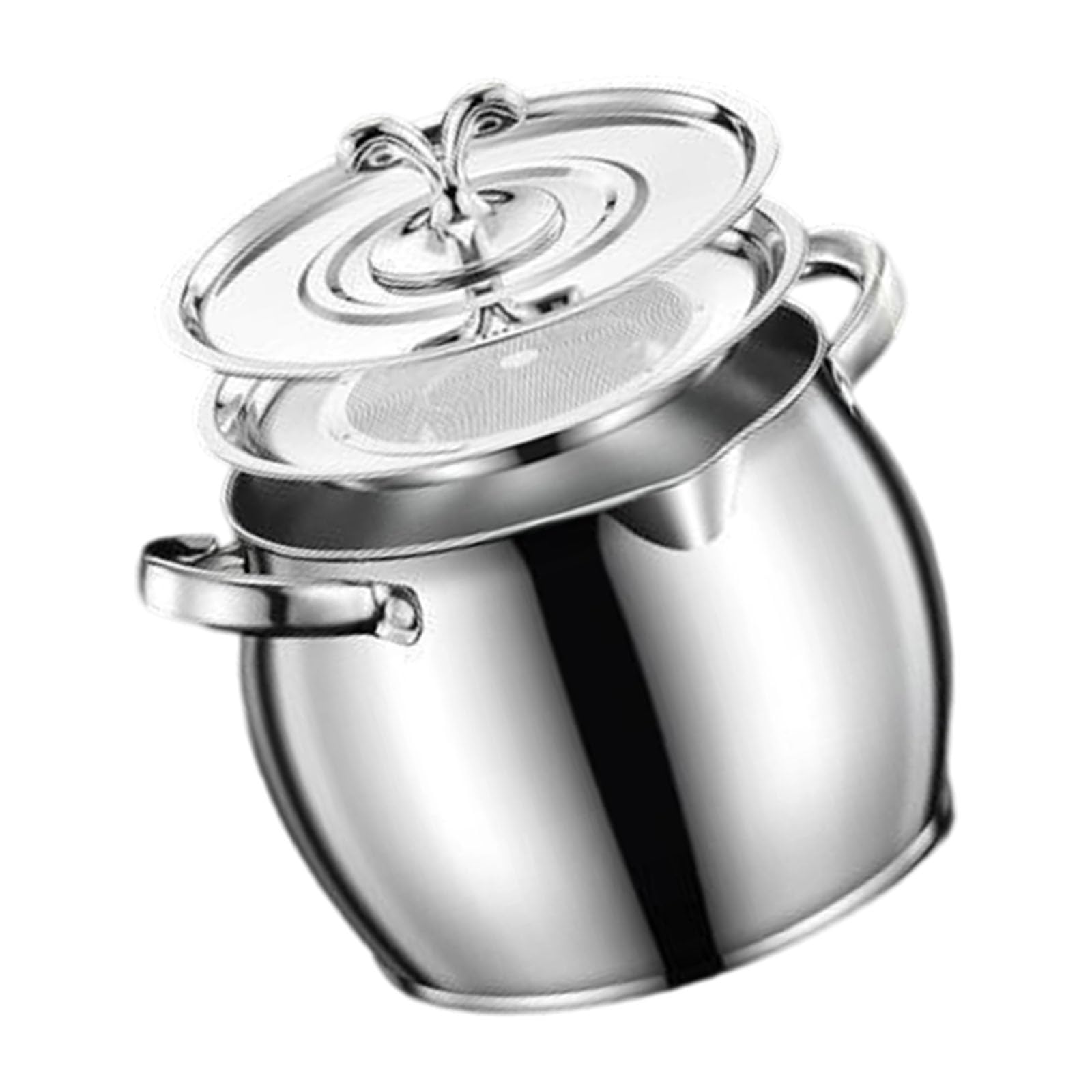 jiingekk Rust Resistant Fat Dispenser with Detachable Meshes Screen for Simple Cleaning Maintenance Durables Kitchen Oil Storage Jar