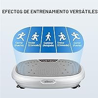 Vista 6 de EILISON FITABS 3D Vibration Plate Exercise Machine with Seat - Ocsillation, Pulsation + Vibration Platform, Push Up Vibration Machine for