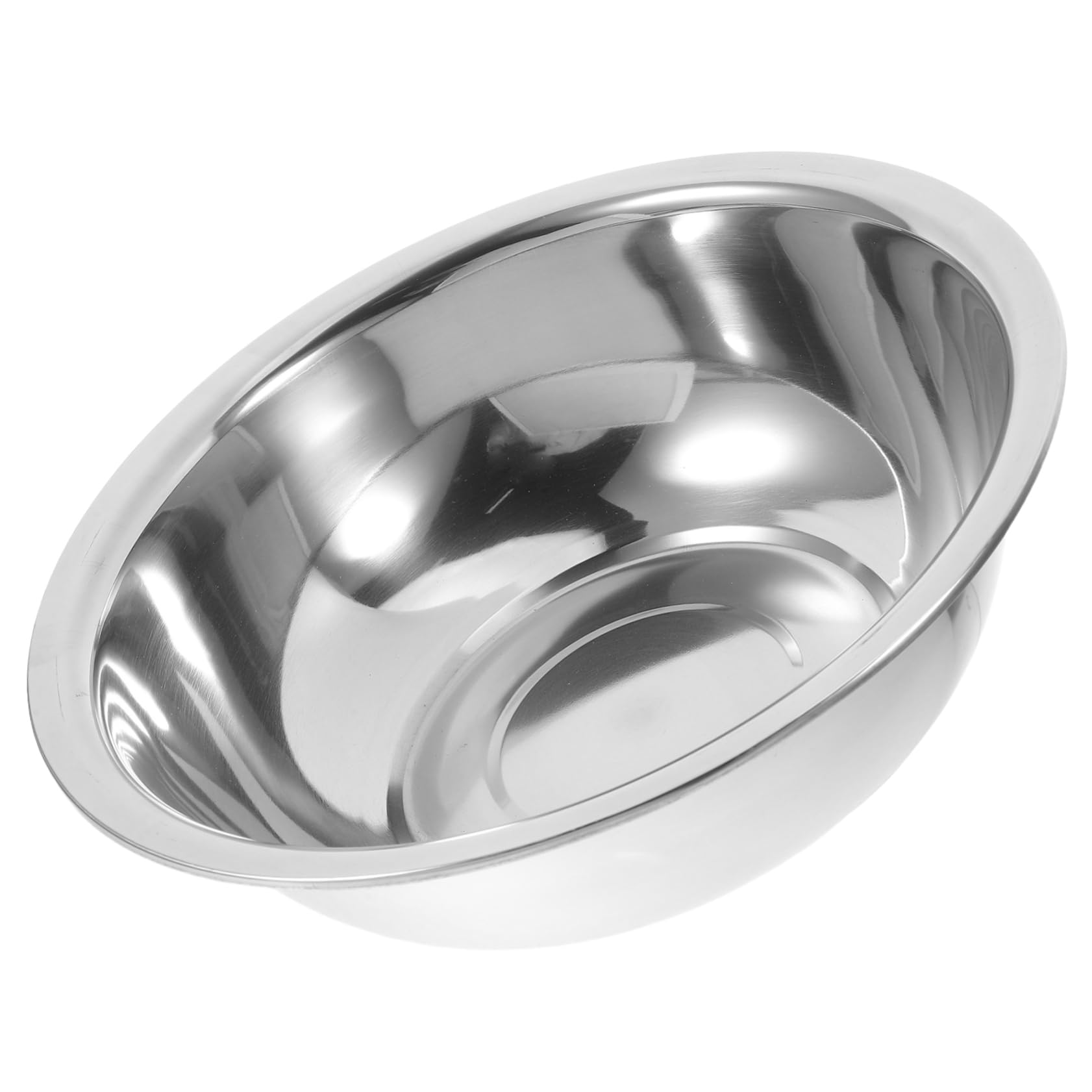 KALLORY Portable Stainless Steel Foot Bath Basin Versatile Soaking Tub for Feet Face and Laundry Lightweight Design for Home and Travel Use Durable and Easy to Clean