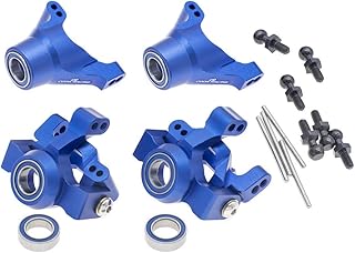 RC Alloy Caster Block&Steering Blocks Stub Axle Carriers for Traxxas 1/18 LaTrax Teton Desert Prerunner Rally -Replaces Part 7532 7552X