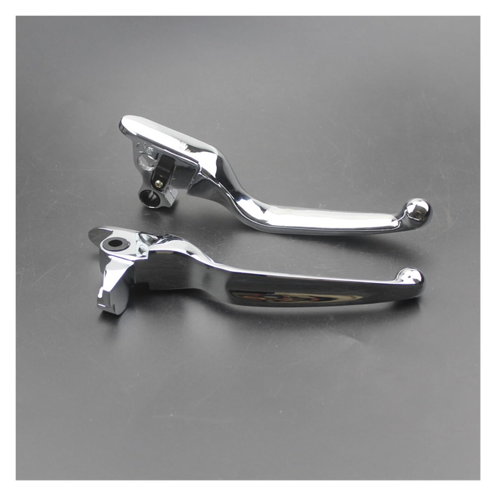 Wkdyriwo Chrome Pair Motorcycle Brake Clutch Levers For Har&Ley Road King Glide Fltr Touring Drum Lever Handle Motorcycle Brake Clutch Levers